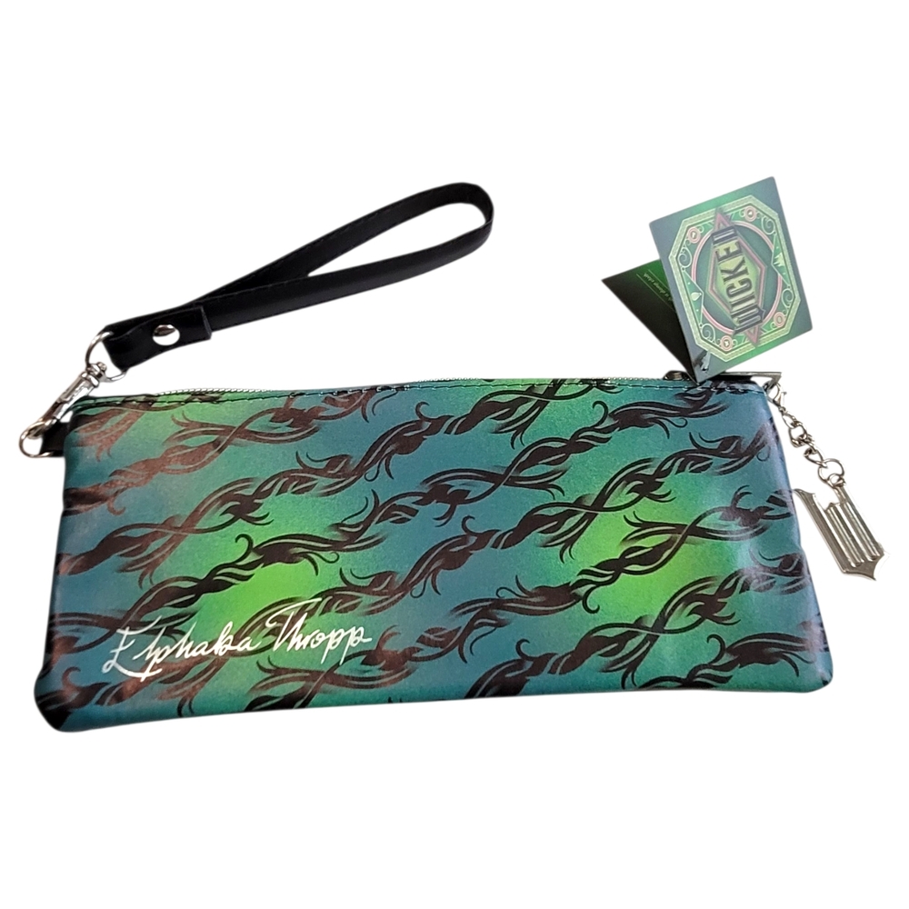 NWT Wicked Elphaba Universal Pouch Pencil Case Makeup Bag School Pouch Wristlet